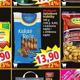Norma Piedmont oplatkové trubičky nabídka