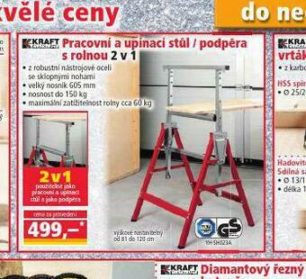 Norma Pracovní a upínací stůl nabídka