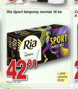 Lidl Ria tampony nabídka
