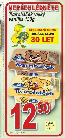 Lidl Tvaroháček nabídka