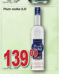 Lidl Plum vodka nabídka