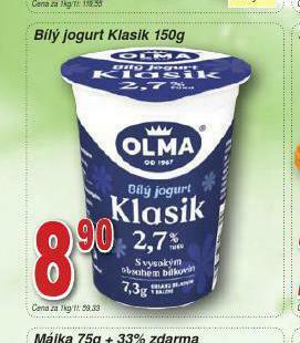 Lidl Bílý jogurt klasik nabídka