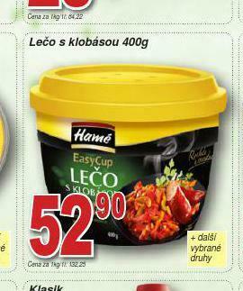Lidl Lečo s klobásou nabídka
