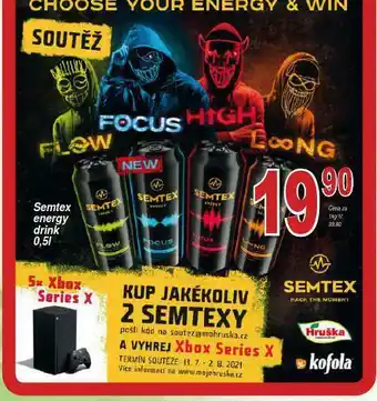 Lidl Semtex energetický nápoj nabídka