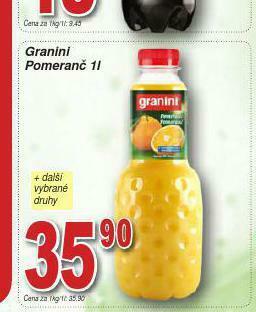 Lidl Granini pomeranč nabídka