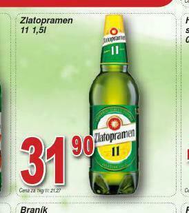 Lidl Pivo zlatopramen nabídka