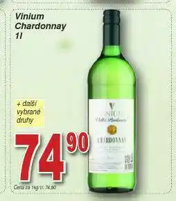 Lidl Vinium chardonnay nabídka
