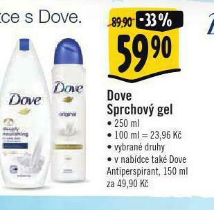 Albert Dove sprchový gel nabídka