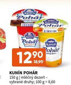 Terno Kunín pohár nabídka