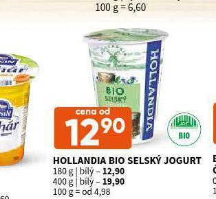 Terno Hollandia bio selský jogurt bílý nabídka