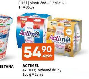 Terno Actimel nabídka
