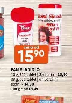 Terno Fan sladidlo sacharin nabídka