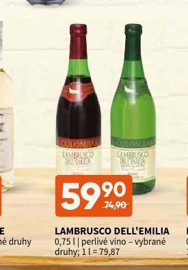 Terno Lambrusco dell´emilia nabídka