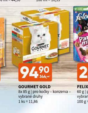 Terno Gourmet gold konzerva pro kočky nabídka