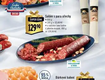 Jip Salám s para ořechy nabídka