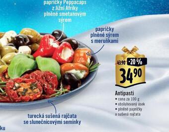 Jip Antipasti nabídka