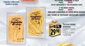 Jip Čerstvé italské těstoviny nabídka