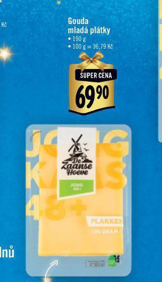 Jip Gouda mladá plátky nabídka