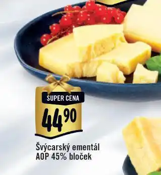 Jip Švýcarský ementál aop 45% bloček nabídka