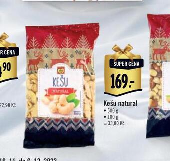 Jip Kešu natural nabídka