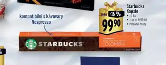 Jip Starbucks kapsle nabídka