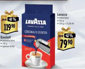 Jip Lavazza mletá káva nabídka