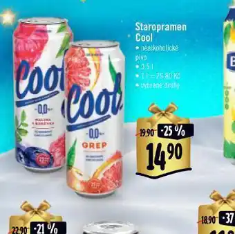 Jip Pivo staropramen cool nealko nabídka