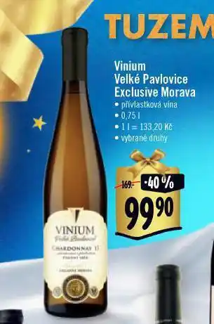 Jip Vinium velké pavlovice exclusive morava nabídka