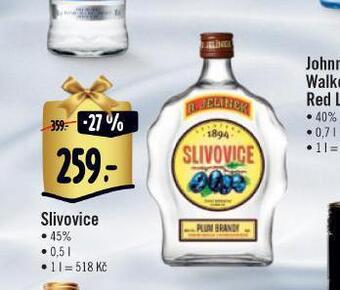 Jip Slivovice nabídka