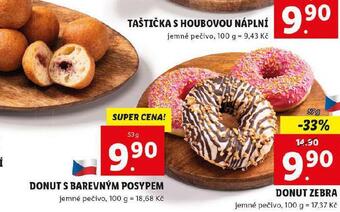 Lidl Donut s barevným posypem nabídka