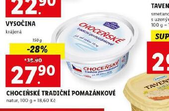 Lidl Choceňské tradiční pomazánkové nabídka