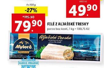 Lidl Filé z aljašské tresky nabídka