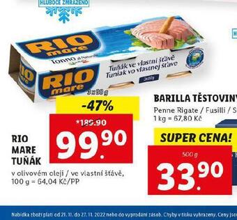 Lidl Rio mare tuňák nabídka