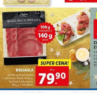 Lidl Bresaola nabídka