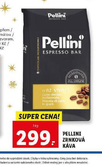 Lidl Pellini zrnková káva nabídka