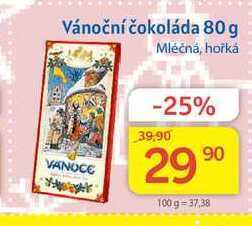 Kubík potraviny Carla vánoční čokoláda 80 g nabídka