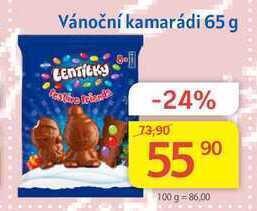 Kubík potraviny Orion lentilky vánoční kamarádi 65 g nabídka