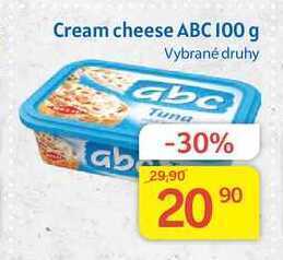 Kubík potraviny Abc cream cheese 100 g nabídka