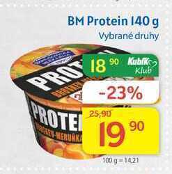 Kubík potraviny Bohušovická mlékárna protein 140 g nabídka
