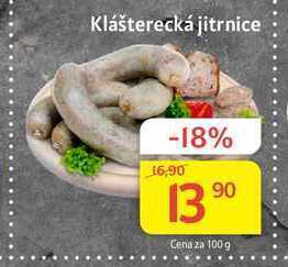 Kubík potraviny Klášterecká jitrnice 100 g nabídka