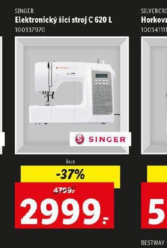 Lidl Elektronický šicí stroj singer nabídka