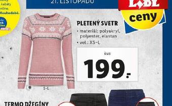 Lidl Pletený svetr nabídka