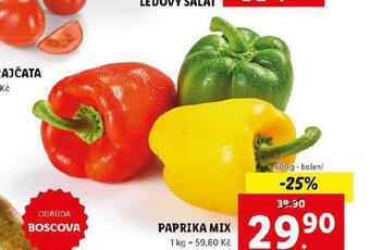 Lidl Paprika mix nabídka