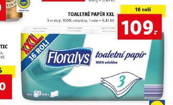 Lidl Florasyl toaletní papír nabídka