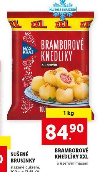 Lidl Bramborové knedlíky xxl nabídka