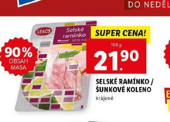 Lidl Šunkové koleno nabídka