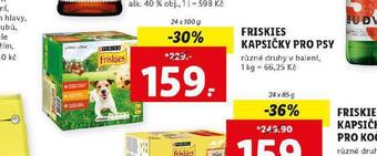 Lidl Friskies kapsičky pro psy nabídka