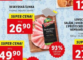 Lidl Beskydská šunka nabídka