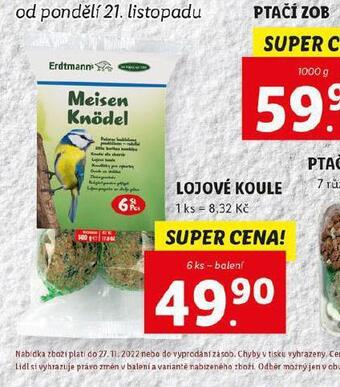 Lidl Lojové koule nabídka