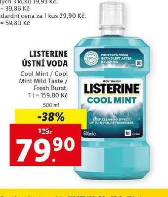 Lidl Listerine ústní voda nabídka